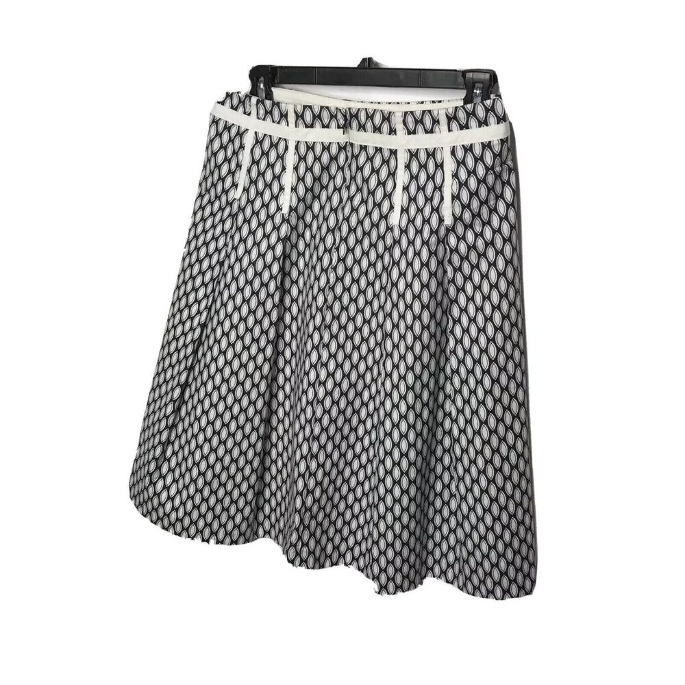 GAP Black and White A-Line Skirt